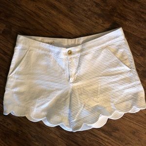 Lilly Pulitzer White Buttercup Shorts